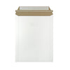 50 Pack 9x11.5 White Rigid Stay Flats Self-Seal Cardboard Envelope Mailers 9"x11.5"